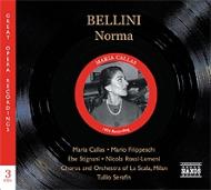 ベッリーニ（1801-1835）/Norma： Serafin / Teatro Alla Scala Callas Filippeschi Stignani+norma Hlts