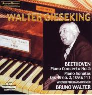 ベートーヴェン（1770-1827）/Piano Concerto.5： Gieseking(P)walter / Vpo +sonata.20 30 32