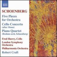 ֥顼ॹ1833-1897/(Schoenberg)piano Quartet.1 R. craft / Po +monn Cello Concerto Schoenberg
