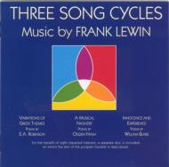 Three Song Cycles: V / A