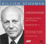 ���塼�ޥ󡢥����ꥢ���1910-1992��/Sym.4 Piano Concerto Credendum�� D. a.miller / Albany So Mccabe(P) (Hyb)