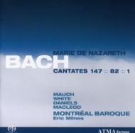 バッハ（1685-1750）/Cantata.1 82 147(Vol.3)： E. milnes / Montreal Baroque Etc (Hyb)