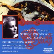 Хåϡ1685-1750/Magnificat Karajan / Rome Rai Oschwarzkopf Gedda Etc +cantata.51 202