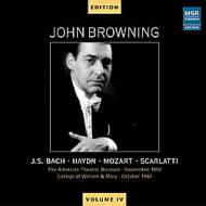 ピアノ作品集/Browning The John Browning Edition Vol.4-bach Haydn Mozart Scarlatti