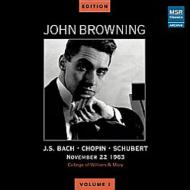 ԥκʽ/Browning The John Browning Edition Vol.1-j. s.bach Chopin Schubert