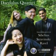 シベリウス（1865-1957）/String Quartet： Daedalus Q +ravel Stravinsky