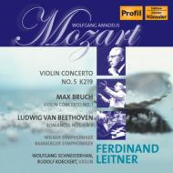 ⡼ĥȡ1756-1791/Violin Concerto.5 Schneiderhan(Vn) Leitner / Vso +bruch Concerto.1 Etc