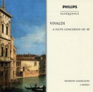 ǥ1678-1741/Flute Concertos Op 10  Gazzelloni(Fl) I Musici