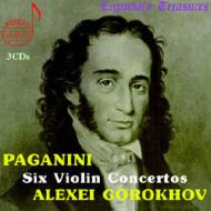 パガニーニ（1782-1840）/Comp. violin Concertos： A. gorokhov(Vn) Shevchenko Opera Theatre Co