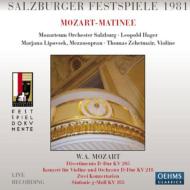 ⡼ĥȡ1756-1791/Violin Concerto.4 Sym.25 Arias Zehetmair Hager / Mozarteum O Lipovsek