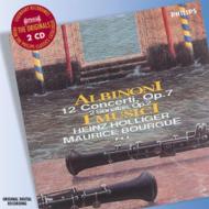 アルビノーニ（1672-1751）/12 Oboe Concertos Op.7 Etc： Holliger(Ob) I Musici