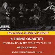 String Quartet.14, 15, 17, 18, 21, 23: Vegh Q