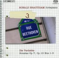 ١ȡ1770-1827/Complete Piano Works Vol.3-sonata.4 5 6 7 Brautigam (Hyb)