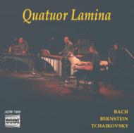Resonances-bernstein, Tchaikovsky, Bach: Quatuor De Percussions Lamina