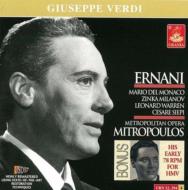 Ernani: Mitropoulos / Met Opera Del Monaco Milanov Warren Siepi