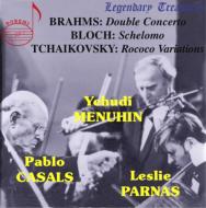 ブラームス（1833-1897）/Double Concerto： Menuhin Parnascasals / Festival O +bloch Tchaikovsky