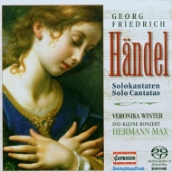 إǥ1685-1759/Solo Cantatas V. winter(S) Max / Das Kleine Konzert (Hyb)