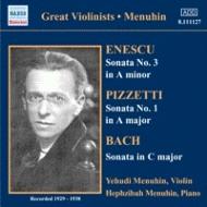 Menuhin Plays Violin Sonatas-j.s.bach, Enescu, Pizzetti