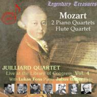 ⡼ĥȡ1756-1791/Piano Quartet 1 2  L. foss(P) Juilliard Sq +flute Quartet 1  Julius Baker(Fl