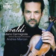 ヴィヴァルディ（1678-1741）/5 Violin Concertos： Carmignola(Vn) Marcon / Venice Baroque O