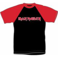 Iron Maiden: Red And Black Raglan: L