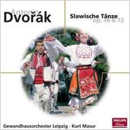 ドヴォルザーク（1841-1904）/Slavonic Dances： Masur / Lgo