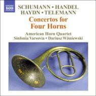 Concertos For 4 Horns: Americanhorn Q Wisniewski / Sinfonia Varsovia
