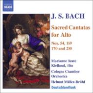バッハ（1685-1750）/Cantata.53 54 169 170 Etc： Muller-bruhl / Cologne Co Kielland(Ms)