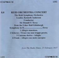 Symphony: Tovey / Reid So