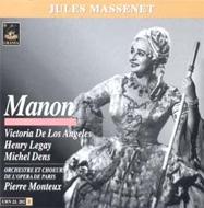 マスネ（1842-1912）/Manon： Monteux / Paris Opera-comique. o De Los Angeles
