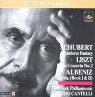 リスト（1811-1886）/Piano Concerto.2： Arrau(P) Cantelli / Nyp +schubert Albeniz