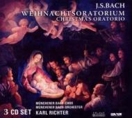 バッハ（1685-1750）/Weihnachts-oratorium： K.richter / Munich Bach O Owen Topper Lutze Engen