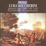 ボッケリーニ（1743-1805）/Flute Quintets： Guidetti(Fl) Nuovo Quartetto Italiano