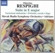 쥹ԡ1879-1936/Variazioni Sinfoniche Preludiocorale E Fuga Etc Adriano / Slovak Rso