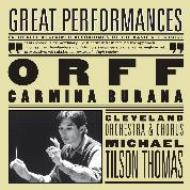オルフ、カール（1895-1982）/Carmina Burana： Tilson Thomas / Cleveland O Etc