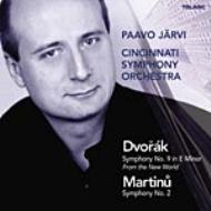 ドヴォルザーク（1841-1904）/Sym.9： P. jarvi / Cincinnati. so +martinu： Sym.2