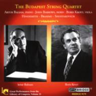祹1906-1975/Piano Quartet Balsam(P) Budapest Q +brahms Horn Trio Hindemith