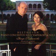 ベートーヴェン（1770-1827）/Piano Concerto.3 5： 仲道郁代 P. jarvi / Deutsche Kammerphilharmonie(Hyb)