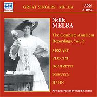 Soprano Collection/Nellie Melba： American Recordings Vol.2