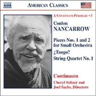 ナンカロウ、コンロン（1912-1997）/Pieces For Small Orchestra String Quartet 1 Etc： Continuum