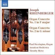 ラインベルガー（1839-1901）/Organ Concerto 1 2 ： Skevington(Organ) Rowe / Amadeus O