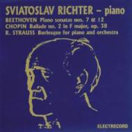 ١ȡ1770-1827/Piano Sonata.7 12 S. richter +r. strauss Burleske Chopin