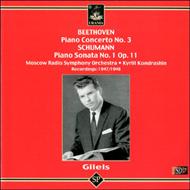 ベートーヴェン（1770-1827）/Piano Concerto.3： Gilels(P) Kondrashin / Moscow Rso +schumann： Sonata.1