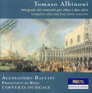 アルビノーニ（1672-1751）/Comp. oboe Concertos： Baccini Dirosa(Ob) Parravicini / L'offerta Musicale