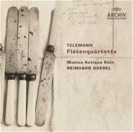 テレマン（1681-1767）/Flute Quartets： Goebel / Mak
