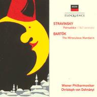 Petrouchka: Dohnanyi / VPO +Bartok: Miraculous Mandarin