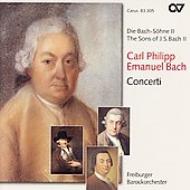 バッハ、C. P.E.（1714-1788）/Concerto For Harpsichord ＆ Piano Cello Concerto Etc： Freiburg Baroque O