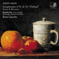 Sym, 91, 92, : Jacobs / Freiburg Baroque O +scena Di Berenice: B.fink