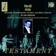ヴェルディ（1813-1901）/Aida： Barbirolli / Royal Opera House Callas Baum Simionato Walters (1953)