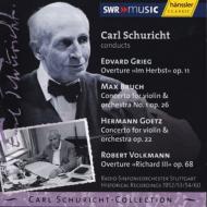 Violin Concerto.1: Schneeberger(Vn)Schuricht / Stuttgart Rso+grieg, Goetz